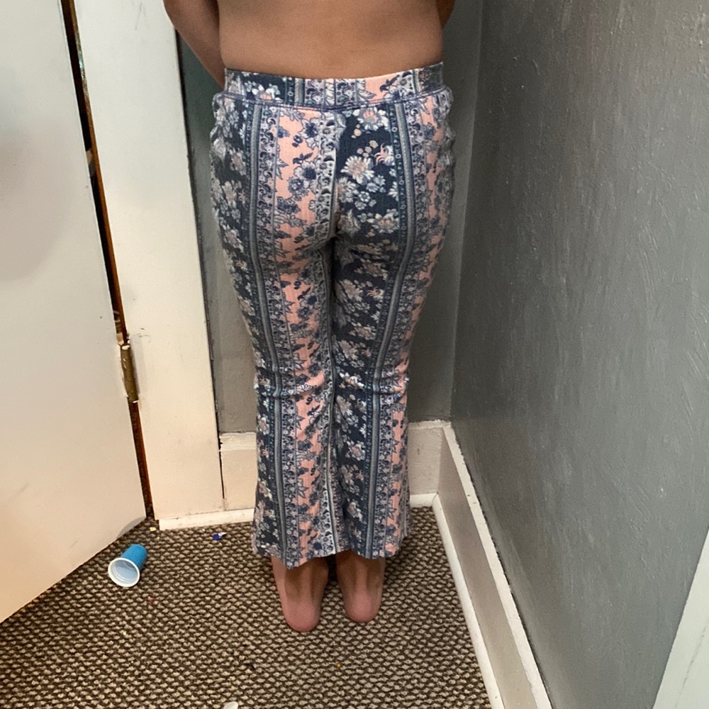 Bell bottoms tie dye odd print